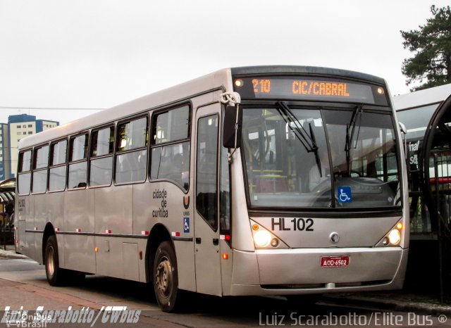 Auto Viação Redentor HL102 na cidade de Curitiba, Paraná, Brasil, por Luiz Scarabotto . ID da foto: 3733201.