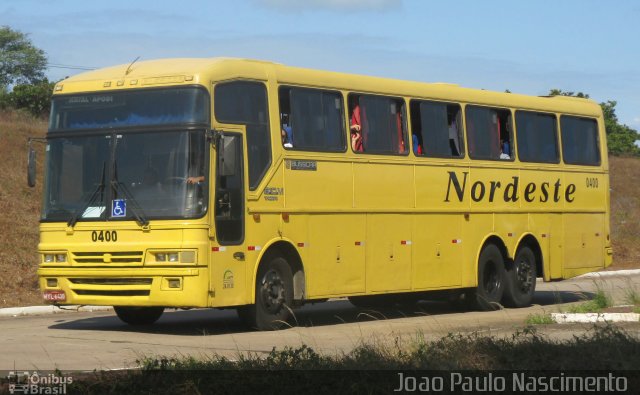 Viação Nordeste 0400 na cidade de Natal, Rio Grande do Norte, Brasil, por Joao Paulo Nascimento Silva. Número da foto: #3731212.