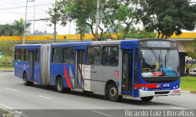 Viação São Camilo 470 na cidade de Santo André, São Paulo, Brasil, por Ricardo Luiz. Número da foto: #3733055.