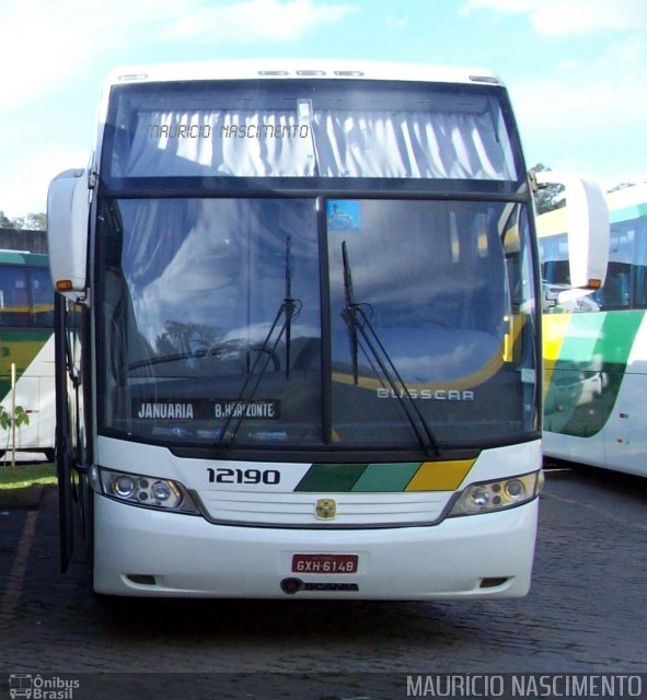 Empresa Gontijo de Transportes 12190 na cidade de Belo Horizonte, Minas Gerais, Brasil, por Maurício Nascimento. ID da foto: 3733247.