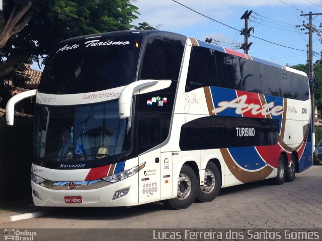 Arte Transportes e Turismo 8000 na cidade de Porto Seguro, Bahia, Brasil, por Lucas Ferreira dos Santos Gomes. Número da foto: #3733117.