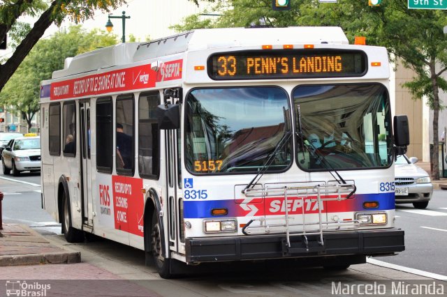 SEPTA - Southeastern Pennsylvania Transportation Autority 8315 na cidade de , por Marcelo Sousa de Miranda Júnior. Número da foto: #3734006.