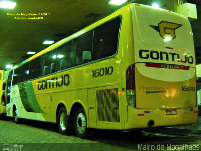 Empresa Gontijo de Transportes 16010 na cidade de Belo Horizonte, Minas Gerais, Brasil, por Mairo de Magalhães. Número da foto: #3733890.