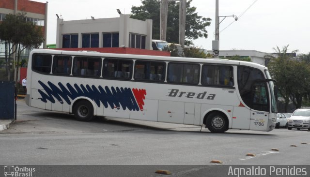 Breda Transportes e Serviços 1786 na cidade de São Bernardo do Campo, São Paulo, Brasil, por Agnaldo Penides. Número da foto: #3735379.