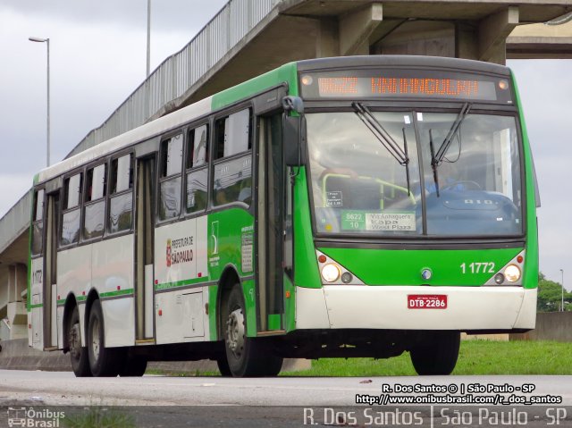 Viação Santa Brígida 1 1772 na cidade de São Paulo, São Paulo, Brasil, por Rafael Santos. ID da foto: 3737105.