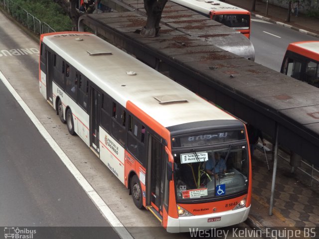 TRANSPPASS - Transporte de Passageiros 8 1845 na cidade de São Paulo, São Paulo, Brasil, por Weslley Kelvin Batista. ID da foto: 3735996.