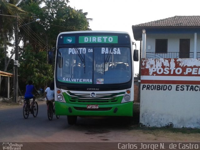 Ônibus Particulares JUT6346 na cidade de Salvaterra, Pará, Brasil, por Carlos Jorge N.  de Castro. Número da foto: #3735675.