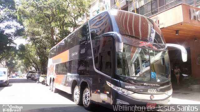 Style Bus 4000 na cidade de Rio de Janeiro, Rio de Janeiro, Brasil, por Wellington de Jesus Santos. Número da foto: #3736164.