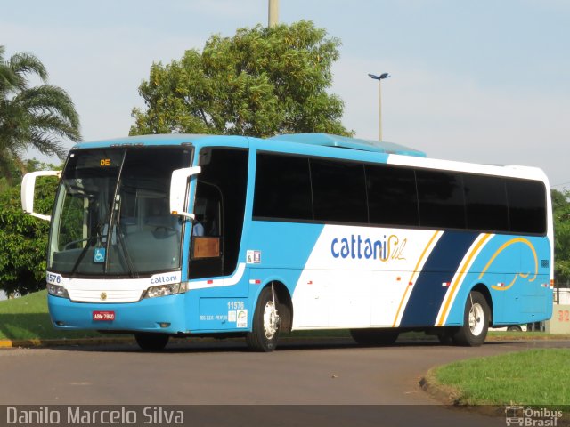 Cattani Sul Transportes e Turismo 11576 na cidade de Cascavel, Paraná, Brasil, por Danilo Marcelo Silva. Número da foto: #3736620.