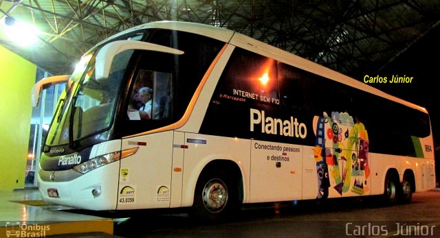 Planalto Transportes 1664 na cidade de Maringá, Paraná, Brasil, por Carlos Júnior. ID da foto: 3679982.