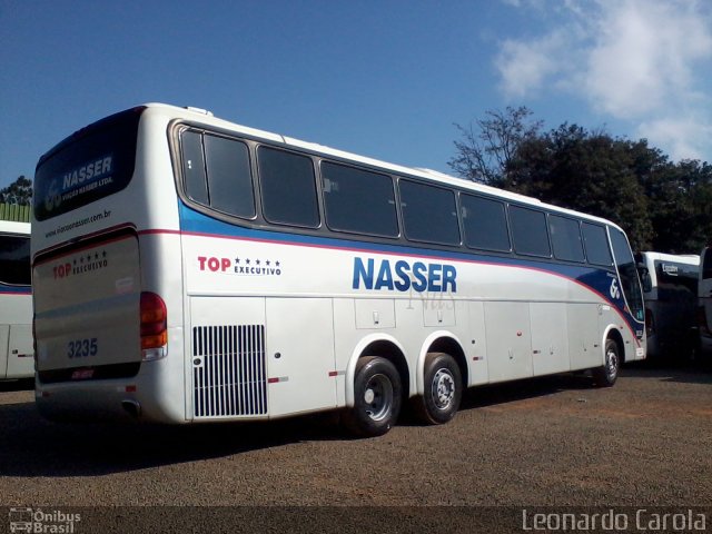 Viação Nasser 3235 na cidade de Guaxupé, Minas Gerais, Brasil, por Leonardo Carola. ID da foto: 3680754.