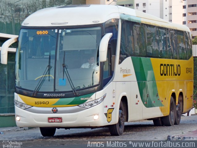 Empresa Gontijo de Transportes 18140 na cidade de Fortaleza, Ceará, Brasil, por Amós  Mattos. ID da foto: 3680730.