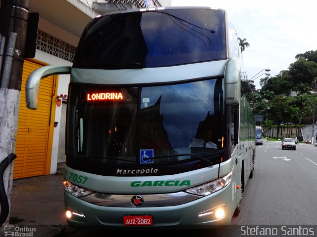 Viação Garcia 7057 na cidade de Santos, São Paulo, Brasil, por Stefano  Rodrigues dos Santos. Número da foto: #3680610.