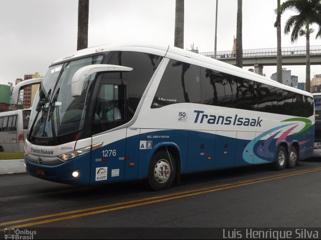 Trans Isaak Turismo 1276 na cidade de Aparecida, São Paulo, Brasil, por Luis Henrique Silva. Número da foto: #3680533.
