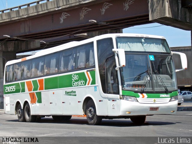 Cia. São Geraldo de Viação 21055 na cidade de Rio de Janeiro, Rio de Janeiro, Brasil, por Lucas Lima. ID da foto: 3680215.