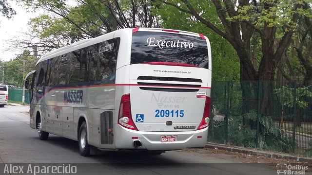 Viação Nasser 209115 na cidade de São Paulo, São Paulo, Brasil, por Alex Aparecido. Número da foto: #3679609.