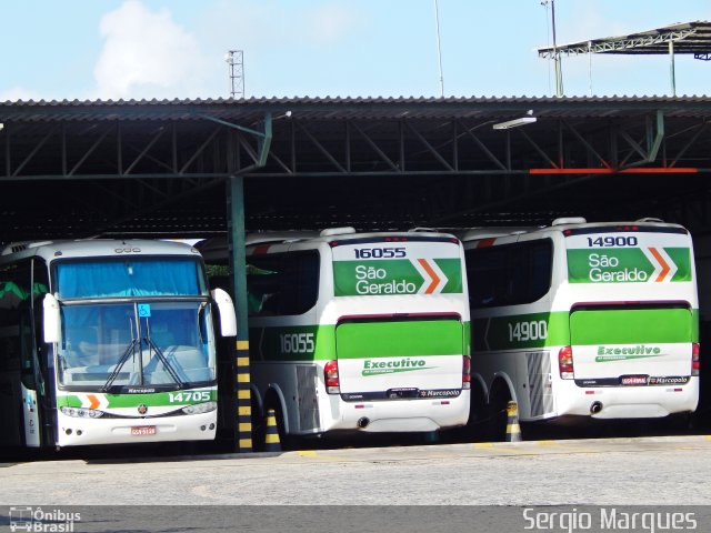 Cia. São Geraldo de Viação 14900 na cidade de Aracaju, Sergipe, Brasil, por Sergio Marques . ID da foto: 3680611.