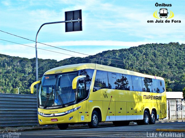 Viação Itapemirim 60653 na cidade de Juiz de Fora, Minas Gerais, Brasil, por Luiz Krolman. ID da foto: 3679285.