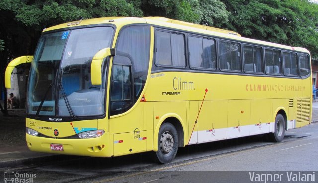 Viação Itapemirim 8517 na cidade de Curitiba, Paraná, Brasil, por Vagner Valani. Número da foto: #3679236.