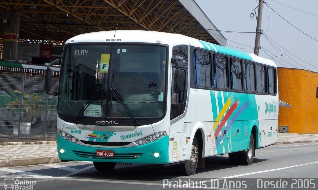 Imperial Turismo 6550 na cidade de Sorocaba, São Paulo, Brasil, por Cristiano Soares da Silva. ID da foto: 3679522.