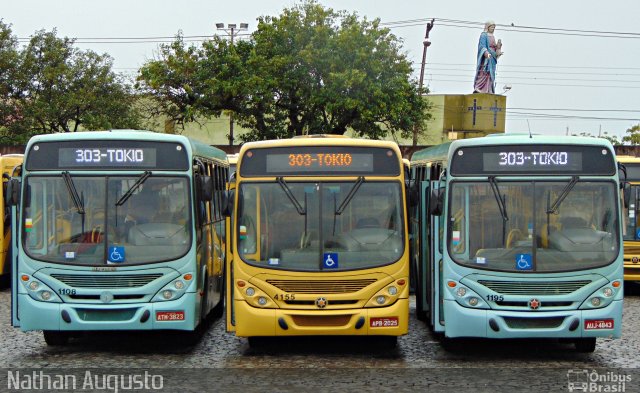 TCGL - Transportes Coletivos Grande Londrina 4155 na cidade de Londrina, Paraná, Brasil, por Nathan Augusto. Número da foto: #3679608.