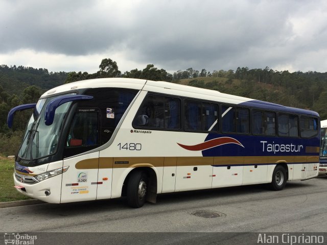 Taipastur Transportes Turísticos 1480 na cidade de Santana de Parnaíba, São Paulo, Brasil, por Alan Cipriano. Número da foto: #3680881.