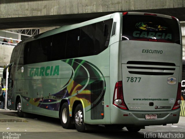 Viação Garcia 7877 na cidade de Curitiba, Paraná, Brasil, por Tulio Machado. Número da foto: #3680905.
