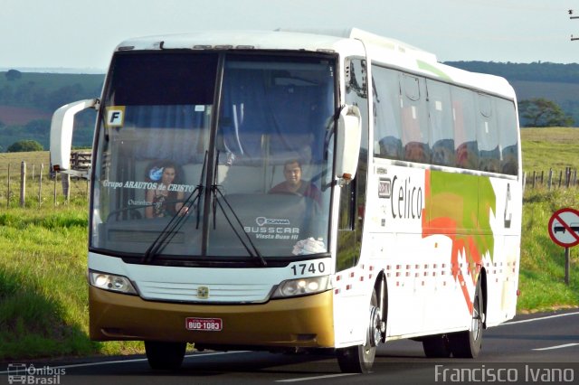 Transporte Coletivo Célico 1740 na cidade de Marília, São Paulo, Brasil, por Francisco Ivano. Número da foto: #3739851.