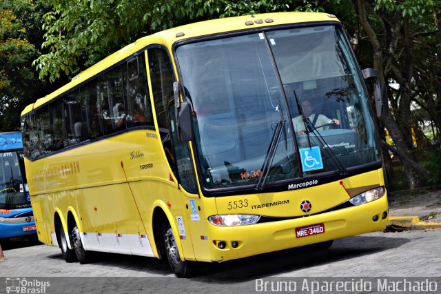Viação Itapemirim 5533 na cidade de São José dos Campos, São Paulo, Brasil, por Bruno Aparecido Machado. Número da foto: #3739119.