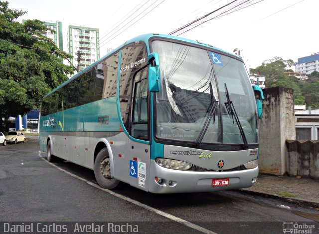 Costa Sul Transportes e Turismo 5553 na cidade de Cachoeiro de Itapemirim, Espírito Santo, Brasil, por Daniel Carlos  Avelar Rocha. Número da foto: #3739964.