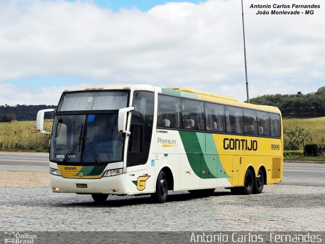 Empresa Gontijo de Transportes 11995 na cidade de João Monlevade, Minas Gerais, Brasil, por Antonio Carlos Fernandes. ID da foto: 3738383.