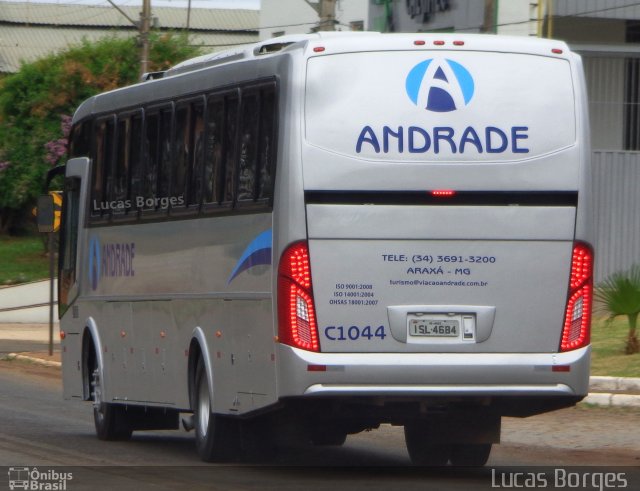 Viação Andrade C-1044 na cidade de Araxá, Minas Gerais, Brasil, por Lucas Borges . Número da foto: #3739395.