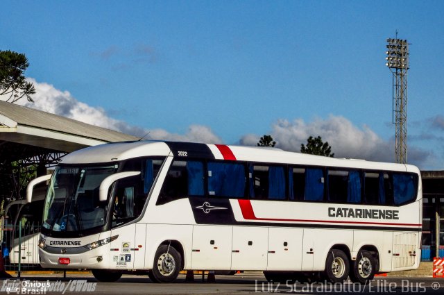 Auto Viação Catarinense 3022 na cidade de Curitiba, Paraná, Brasil, por Luiz Scarabotto . ID da foto: 3738442.