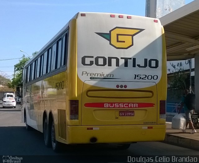 Empresa Gontijo de Transportes 15200 na cidade de Belo Horizonte, Minas Gerais, Brasil, por Douglas Célio Brandao. ID da foto: 3739052.