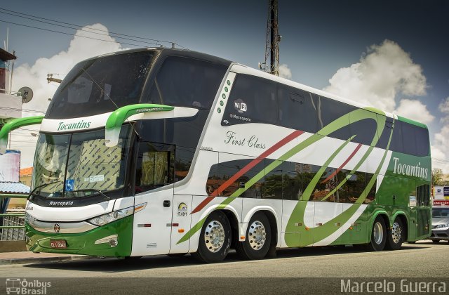 Tocantins Transportes e Turismo 3033 na cidade de Ipojuca, Pernambuco, Brasil, por Marcelo Guerra. Número da foto: #3738040.