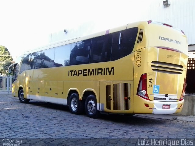 Viação Itapemirim 60591 na cidade de Ipatinga, Minas Gerais, Brasil, por Luiz Henrique  Dias. Número da foto: #3739035.