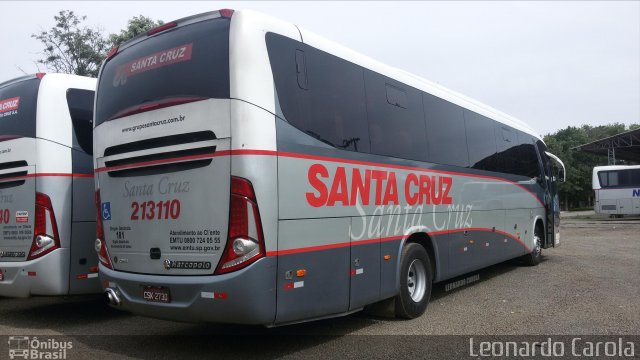Viação Santa Cruz 213110 na cidade de Guaxupé, Minas Gerais, Brasil, por Leonardo Carola. Número da foto: #3740637.