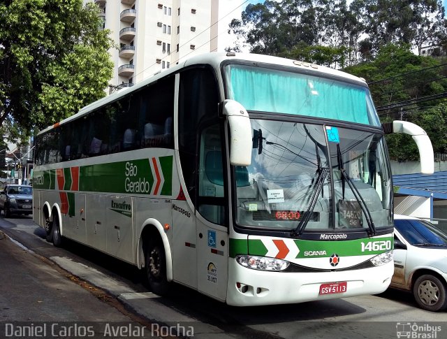 Cia. São Geraldo de Viação 14620 na cidade de Cachoeiro de Itapemirim, Espírito Santo, Brasil, por Daniel Carlos  Avelar Rocha. ID da foto: 3741108.