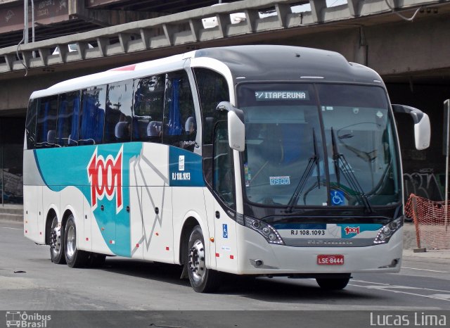 Auto Viação 1001 RJ 108.1093 na cidade de Rio de Janeiro, Rio de Janeiro, Brasil, por Lucas Lima. Número da foto: #3741533.