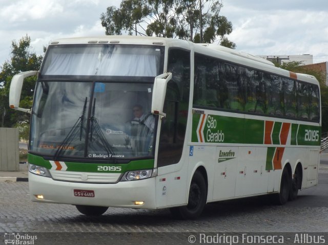 Cia. São Geraldo de Viação 20195 na cidade de Caruaru, Pernambuco, Brasil, por Rodrigo Fonseca. Número da foto: #3740962.