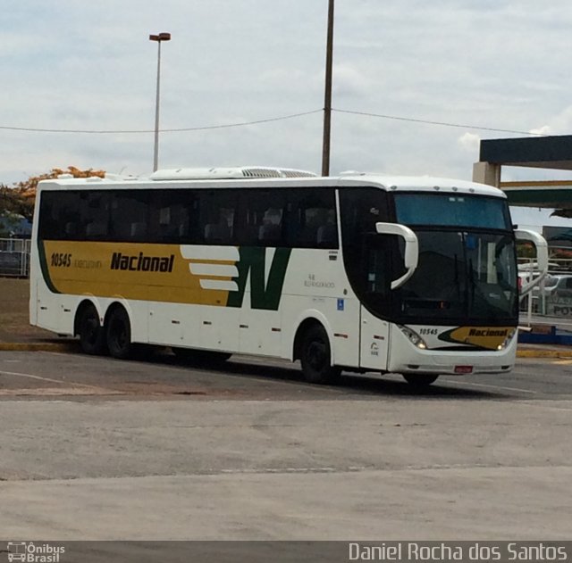 Viação Nacional 10545 na cidade de Goiânia, Goiás, Brasil, por Daniel Rocha dos Santos. ID da foto: 3740910.