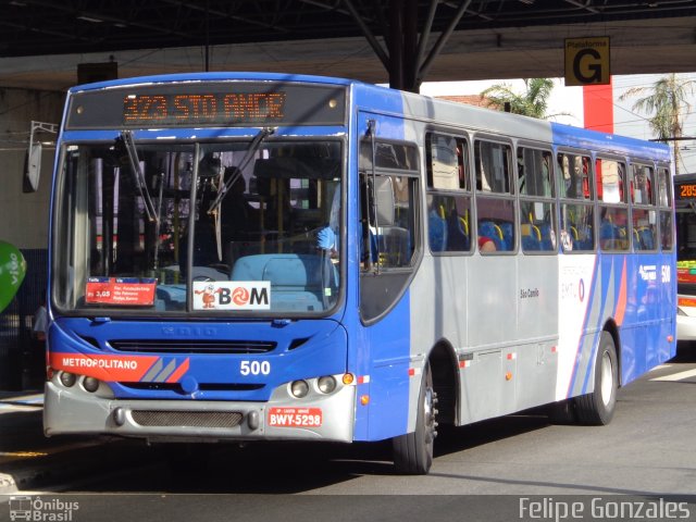 Viação São Camilo 500 na cidade de Santo André, São Paulo, Brasil, por Felipe Gonzales. ID da foto: 3742327.