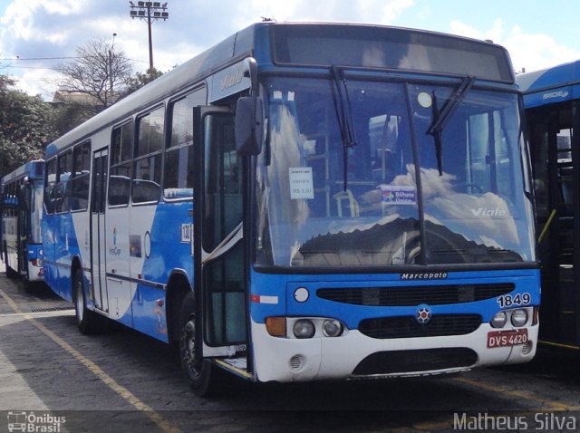 VB Transportes e Turismo 1849 na cidade de Campinas, São Paulo, Brasil, por Matheus Silva. Número da foto: #3742335.