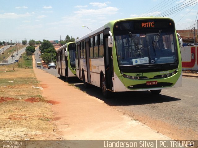 Rápido Araguaia 50145 na cidade de Goianira, Goiás, Brasil, por Lyanderson Silva. ID da foto: 3741174.