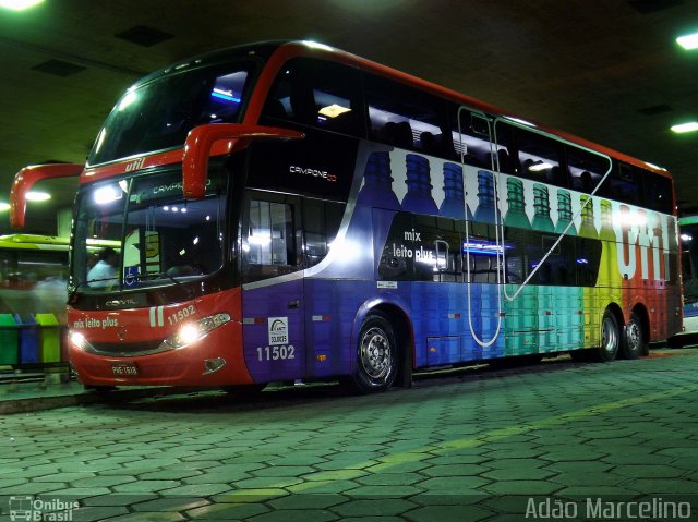 UTIL - União Transporte Interestadual de Luxo 11502 na cidade de Belo Horizonte, Minas Gerais, Brasil, por Adão Raimundo Marcelino. Número da foto: #3741435.