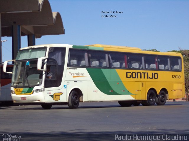 Empresa Gontijo de Transportes 12010 na cidade de Montes Claros, Minas Gerais, Brasil, por Paulo Henrique Claudino. ID da foto: 3742070.