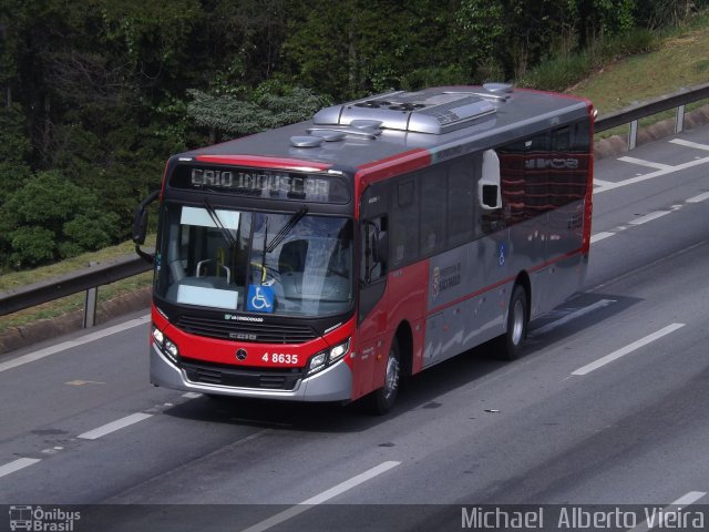 Express Transportes Urbanos Ltda 4 8635 na cidade de Barueri, São Paulo, Brasil, por Michael  Alberto Vieira. ID da foto: 3740732.