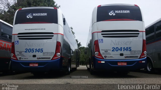 Viação Nasser FROTA na cidade de Guaxupé, Minas Gerais, Brasil, por Leonardo Carola. Número da foto: #3740629.