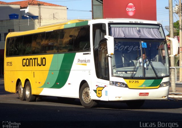 Empresa Gontijo de Transportes 11735 na cidade de Uberaba, Minas Gerais, Brasil, por Lucas Borges . Número da foto: #3741099.