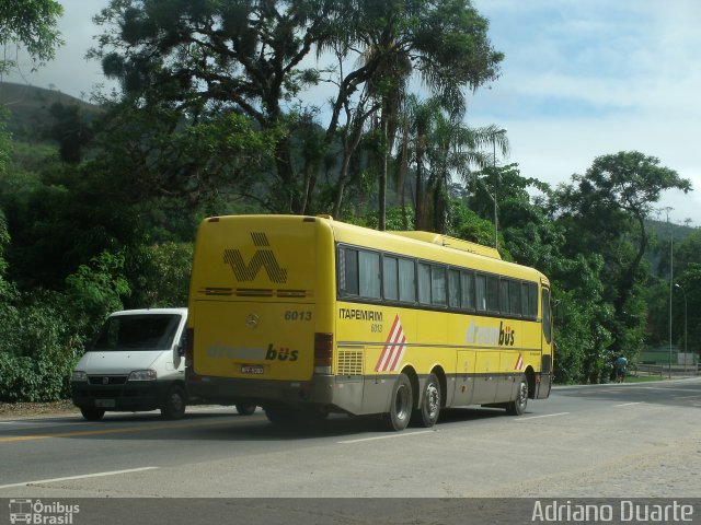 Viação Itapemirim 6013 na cidade de Paraíba do Sul, Rio de Janeiro, Brasil, por Adriano Duarte. Número da foto: #3741366.
